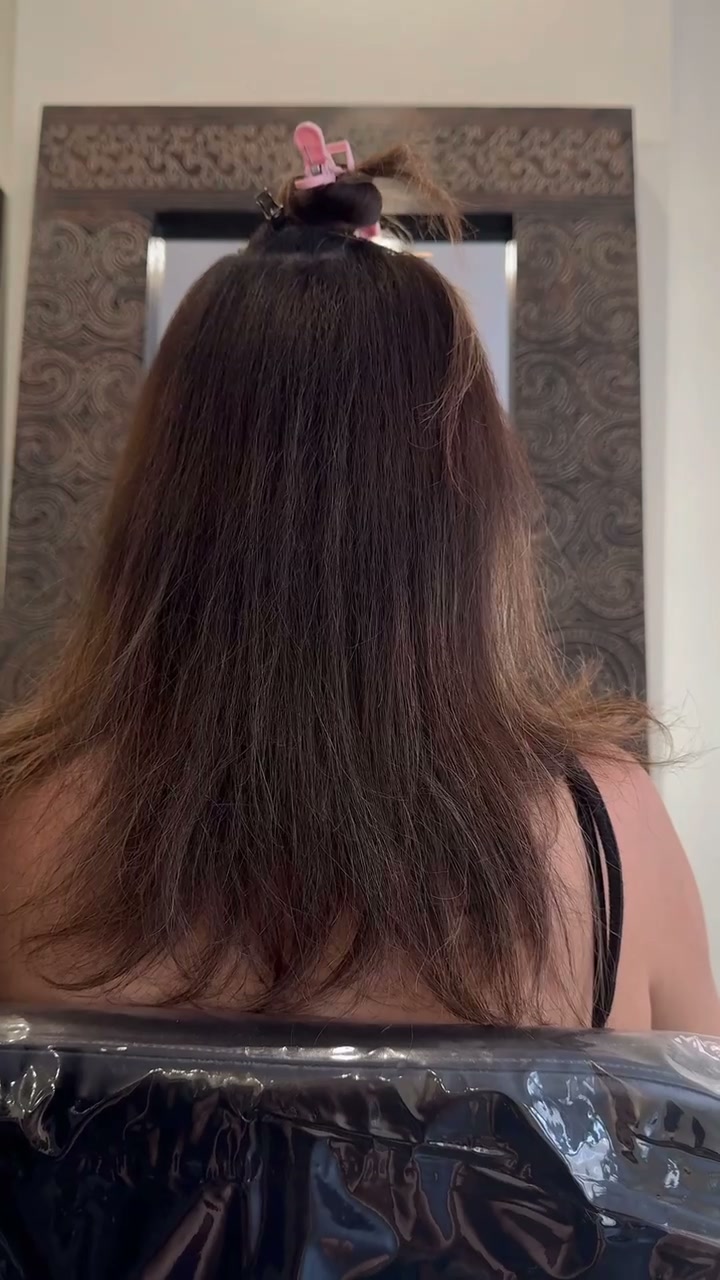 Avelen hair extension transformation, clip 2