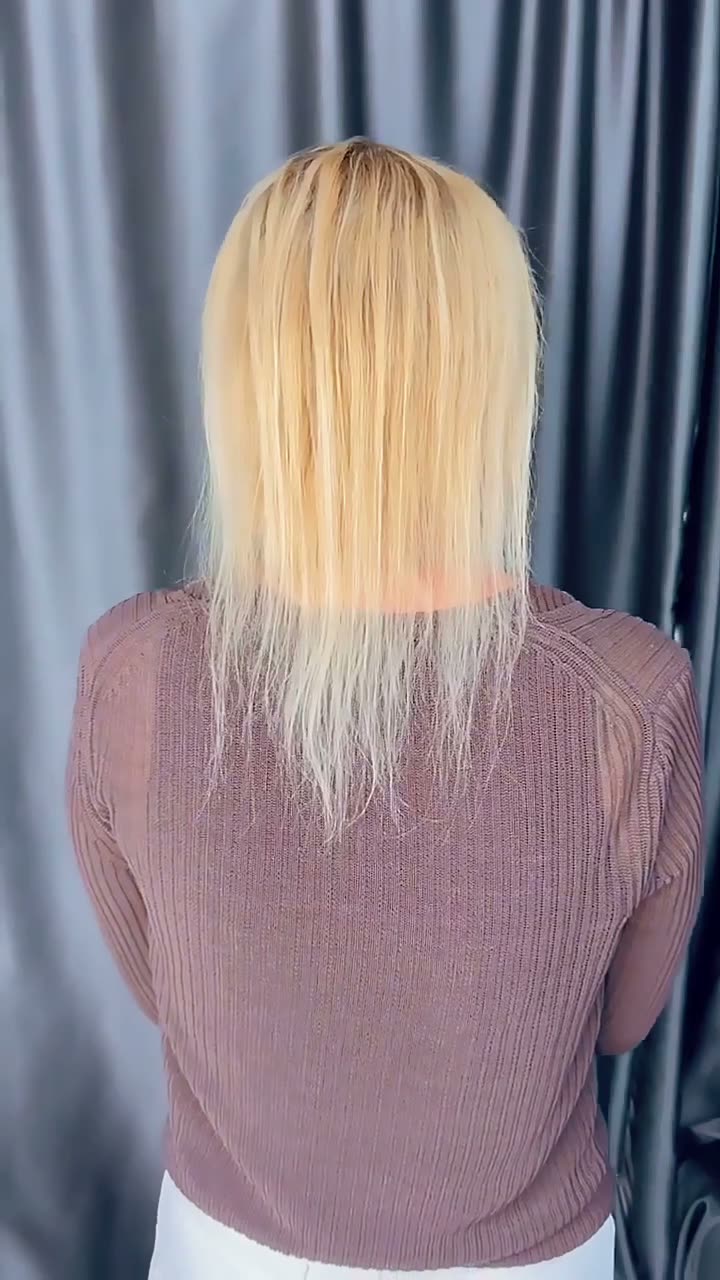 Avelen hair extension transformation, clip 3
